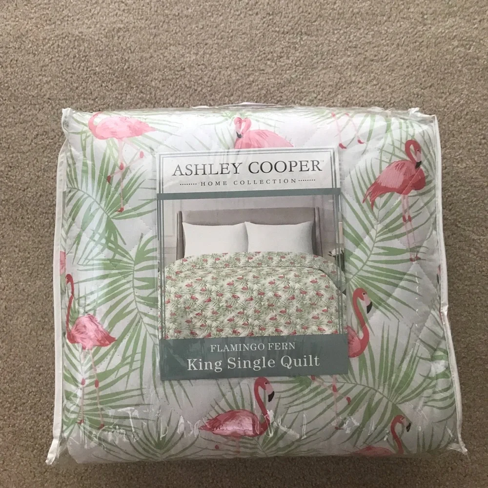 Flamingo King size Single Quilt